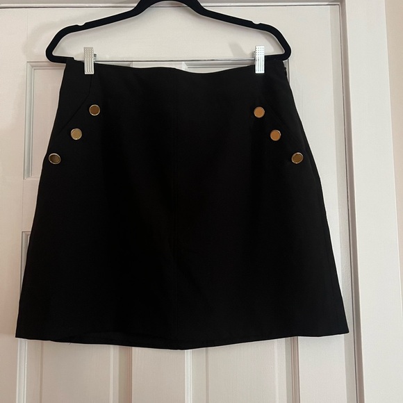 Catherine Malandrino Dresses & Skirts - CATHERINE MALANDRINO • GOLD BUTTON SKIRT • NWT